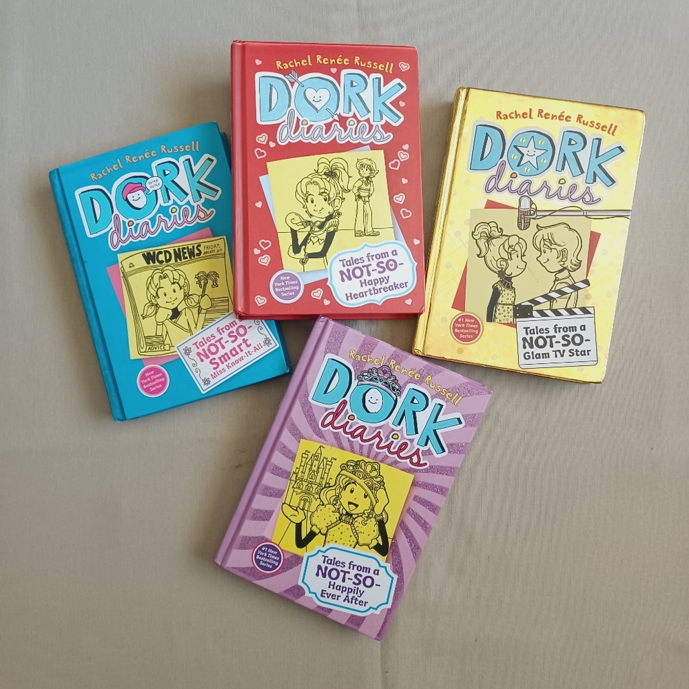 Dork Daries Books Set Of 4